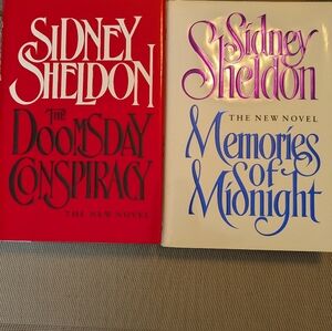 Sidney Sheldon Book Set - Red and White Covers